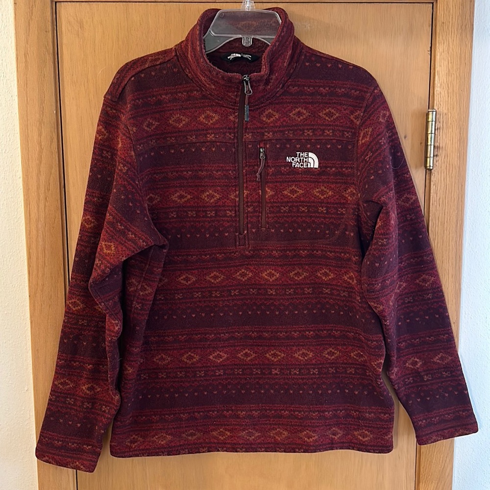 The North Face Gordon Lyons 1/4 Zip Pullover Fleece Aztec Southwestern L